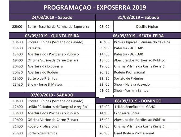 programaçãoExposerra