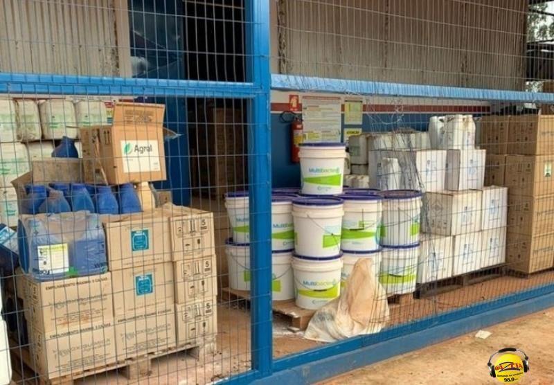 Grande quantidade de defensivos agrícolas foi roubado de propriedade rural em MT